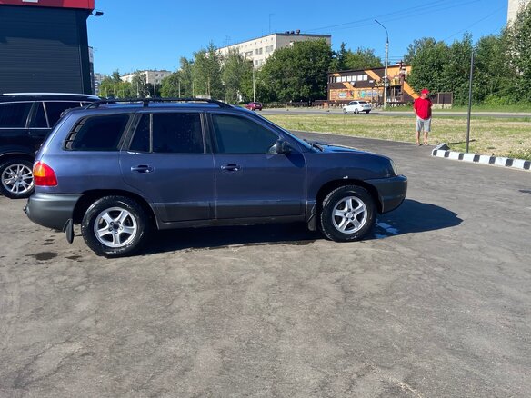 2001 Hyundai Santa Fe I, синий, 469999 рублей - вид 3