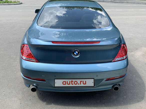 2008 BMW 6 серии 630i II (E63/E64) Рестайлинг, голубой - вид 22