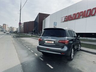2015 Infiniti QX80 I Рестайлинг, серый, 4100000 рублей, вид 5
