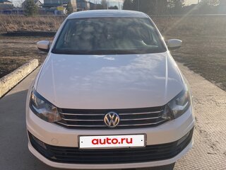 2016 Volkswagen Polo V Рестайлинг, белый, 1000000 рублей, вид 1