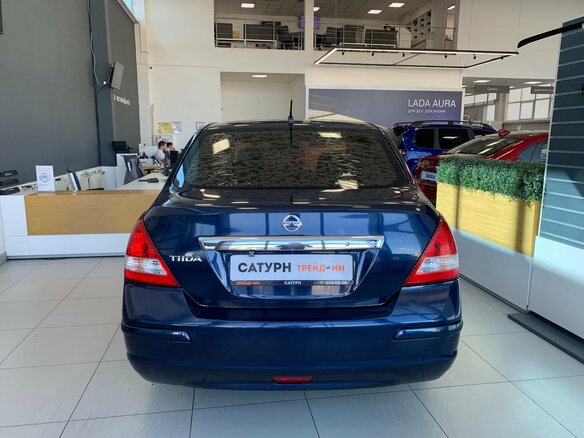 2010 Nissan Tiida I, синий, 450000 рублей - вид 7
