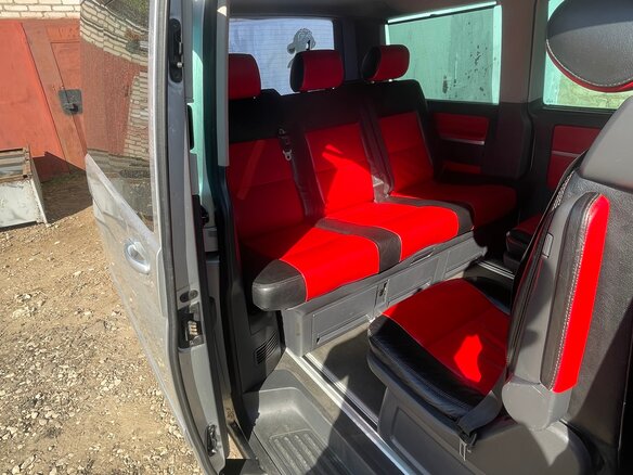 2003 Volkswagen Multivan T5, серебристый, 1200000 рублей - вид 10