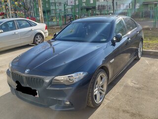 2015 BMW 5 серии 528i xDrive VI (F10/F11/F07) Рестайлинг, синий, 1900000 рублей, вид 3