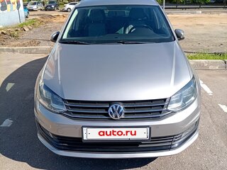 2020 Volkswagen Polo V Рестайлинг, серый, 1330000 рублей, вид 2