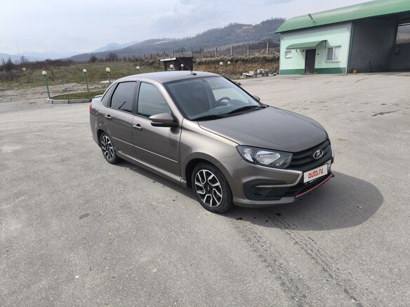 2021 Lada (ВАЗ) Granta Drive Active I Рестайлинг, коричневый, 1100000 рублей - вид 3