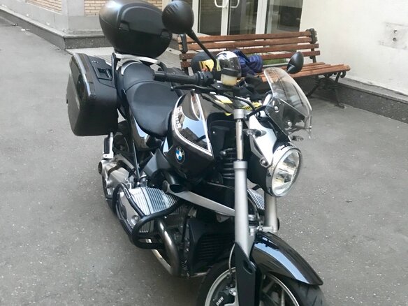 2010 BMW R 1200 R, чёрный - вид 1