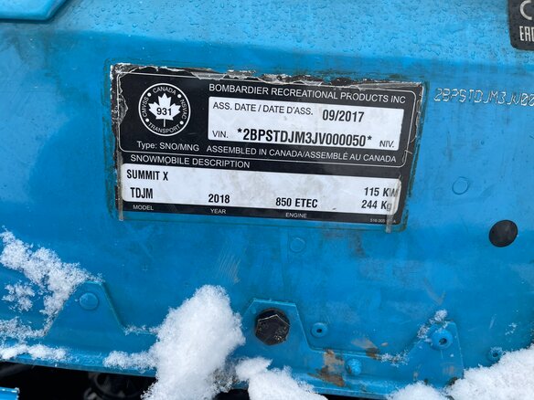 2017 BRP Ski-Doo Summit 850, синий, 1250000 рублей - вид 5