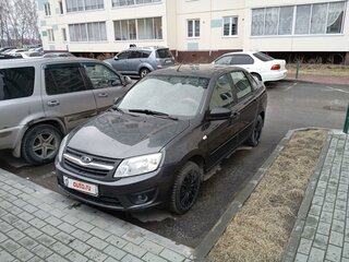 2017 Lada (ВАЗ) Granta I, серебристый, 750000 рублей, вид 1