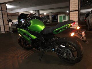 2013 Kawasaki ER-6F (Ninja 650R), зелёный, 650000 рублей, вид 1