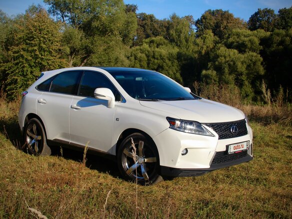 2013 Lexus RX 350 III Рестайлинг, белый, 3188000 рублей - вид 1