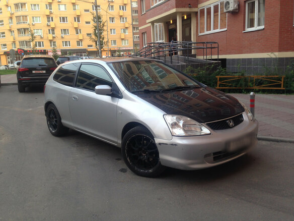 2002 Honda Civic Type S VII, серебристый - вид 2