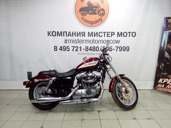 2005 Harley-Davidson Sportster 1200, красный - вид 1