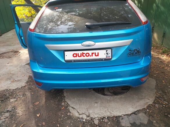 2008 Ford Focus II Рестайлинг, голубой, 430000 рублей - вид 2