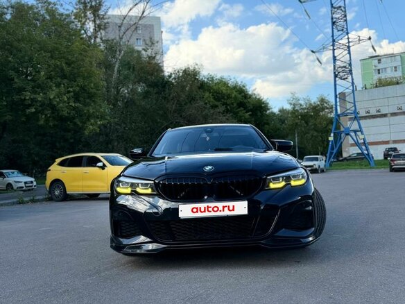 2019 BMW 3 серии 330i VII (G2x), чёрный, 3985000 рублей - вид 4