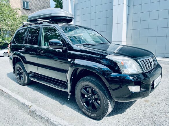 2008 Toyota Land Cruiser Prado 4-speed 120 Series Рестайлинг, чёрный - вид 8
