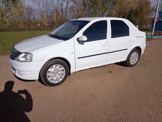 2014 Renault Logan I Рестайлинг, белый, 375000 рублей, вид 1