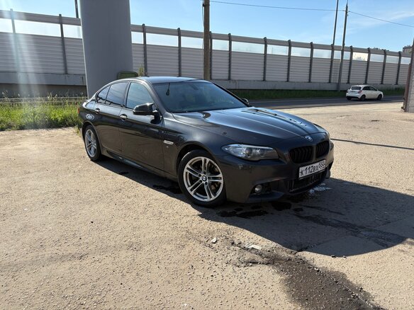 2014 BMW 5 серии 520i VI (F10/F11/F07) Рестайлинг, серый - вид 2