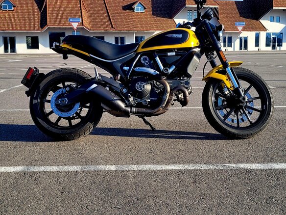 2017 Ducati Scrambler 800, жёлтый, 555213 рублей - вид 11