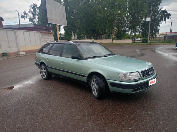 1992 Audi 100 IV (C4), зелёный, 299000 рублей - вид 1