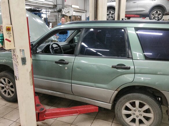 2007 Subaru Forester II Рестайлинг, зелёный, 790000 рублей - вид 6