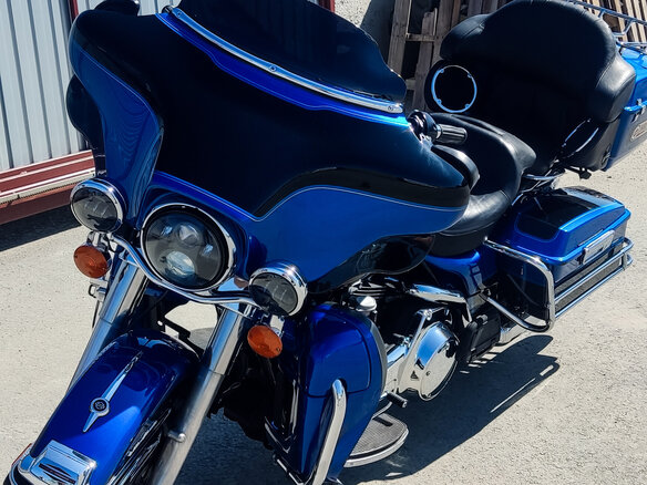 2008 Harley-Davidson Electra Glide, синий, 775000 рублей - вид 21