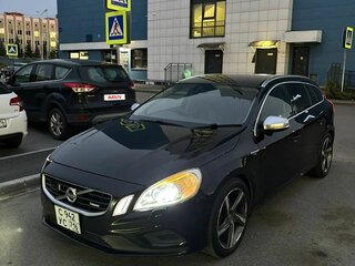 2013 Volvo V60 I, чёрный, 1102000 рублей, вид 1