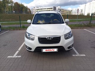 2010 Hyundai Santa Fe II Рестайлинг, белый, 1266425 рублей, вид 3