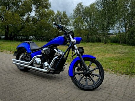 2019 Honda VT 1300CX Fury, синий, 1000000 рублей, вид 1