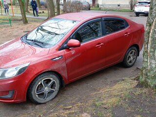 2013 Kia Rio III, пурпурный, 800000 рублей, вид 2
