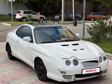 2001 Hyundai Tiburon I (RD) Рестайлинг, белый, 140000 рублей, вид 2