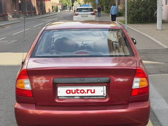 2006 Hyundai Accent ТагАЗ II, красный - вид 6