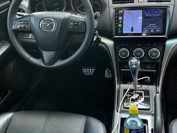 2012 Mazda 6 II (GH) Рестайлинг, чёрный, 1350000 рублей - вид 8