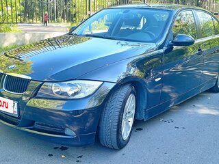 2007 BMW 3 серии 318i V (E90/E91/E92/E93), чёрный, 1100000 рублей, вид 5