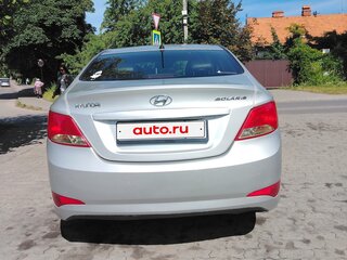 2014 Hyundai Solaris I Рестайлинг, серебристый, 999000 рублей, вид 5