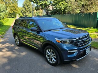 2019 Ford Explorer VI, синий, 3100000 рублей, вид 3