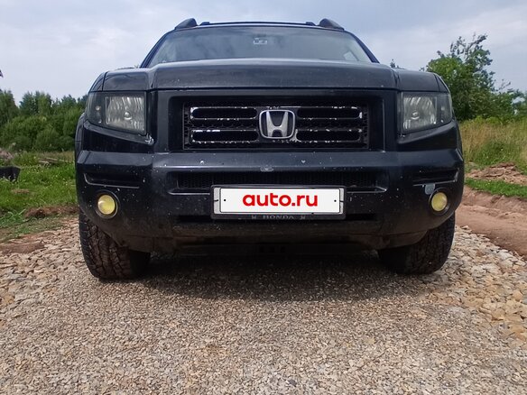 2007 Honda Ridgeline I, чёрный - вид 1