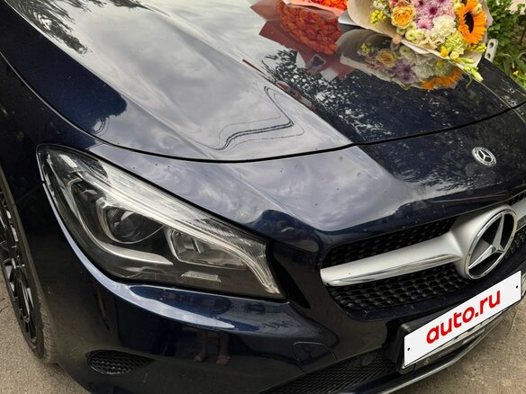 2017 Mercedes-Benz CLA 200 I (C117, X117) Рестайлинг, синий, 1800000 рублей - вид 9