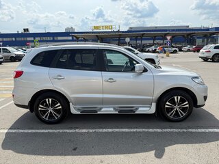 2011 Hyundai Santa Fe II Рестайлинг, серебристый, 1550000 рублей, вид 4