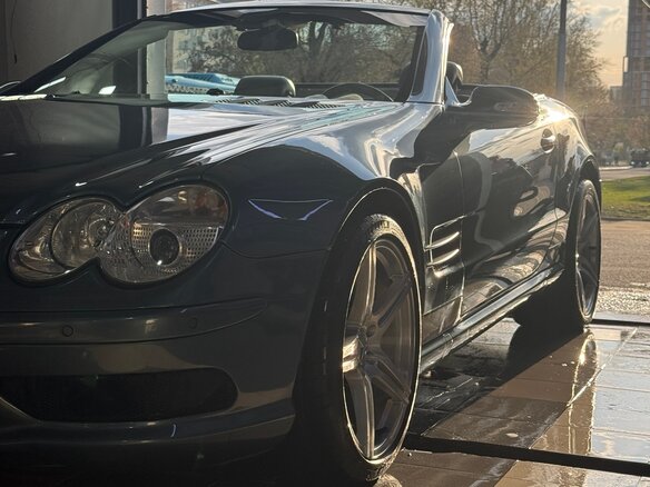 2003 Mercedes-Benz SL-Класс 500 5-speed V (R230), серый - вид 1