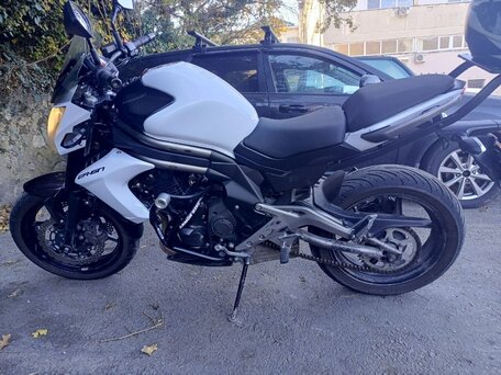 2012 Kawasaki ER-6N, белый, 444000 рублей, вид 4