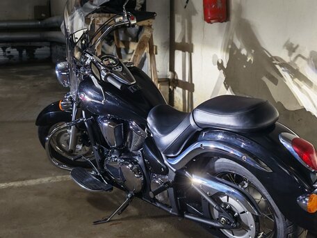 2008 Kawasaki VN900 Vulcan, чёрный, 950000 рублей, вид 4