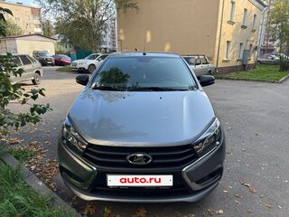 2019 Lada (ВАЗ) Vesta I, серебристый, 1180000 рублей, вид 4