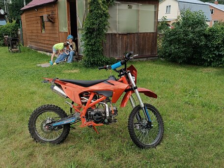 2024 Motoland MX 140, оранжевый, 120000 рублей, вид 1