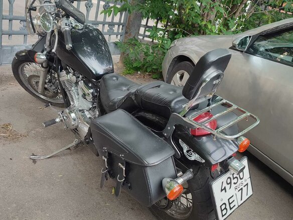 1993 Honda Steed 400, чёрный, 320000 рублей - вид 4
