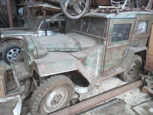 1953 ГАЗ ГАЗ 67, зелёный, 270000 рублей - вид 1