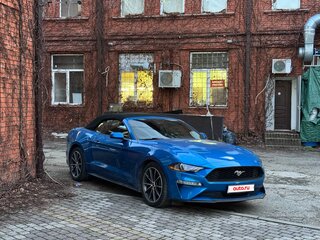 2019 Ford Mustang VI Рестайлинг, синий, 3490000 рублей, вид 3