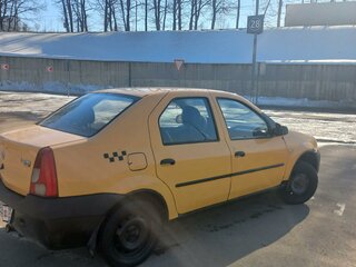 2009 Renault Logan I, жёлтый, 250000 рублей, вид 3