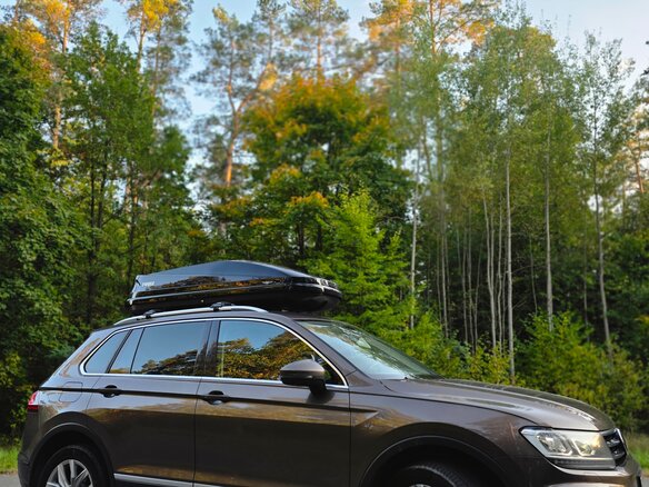2018 Volkswagen Tiguan II, коричневый, 1680000 рублей - вид 8