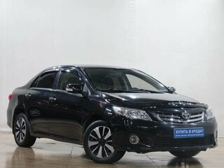 2012 Toyota Corolla X (E140, E150) Рестайлинг, чёрный, 959000 рублей, вид 1