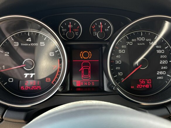 2007 Audi TT II (8J), красный - вид 12